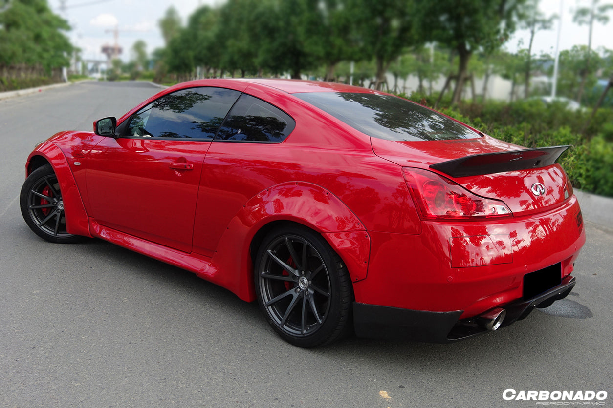 Carbonado 2008-2015 Infiniti G37S Coupe DE Style Auto Full Wide Body Kit