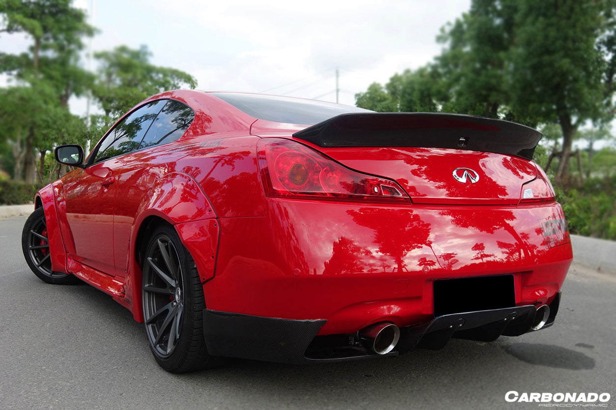 Carbonado 2008-2015 Infiniti G37S Coupe DE Style Auto Full Wide Body Kit