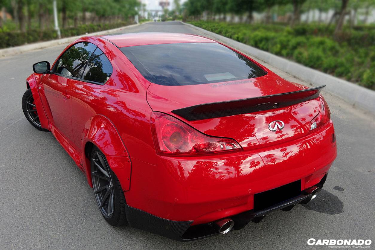 Carbonado 2008-2015 Infiniti G37S Coupe DE Style Auto Full Wide Body Kit