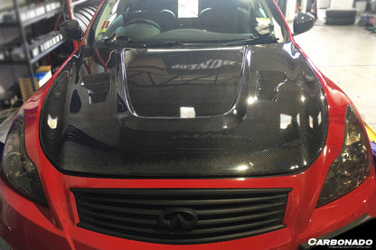 Carbonado 2008-2015 Infiniti G37S Coupe BS Style Hood