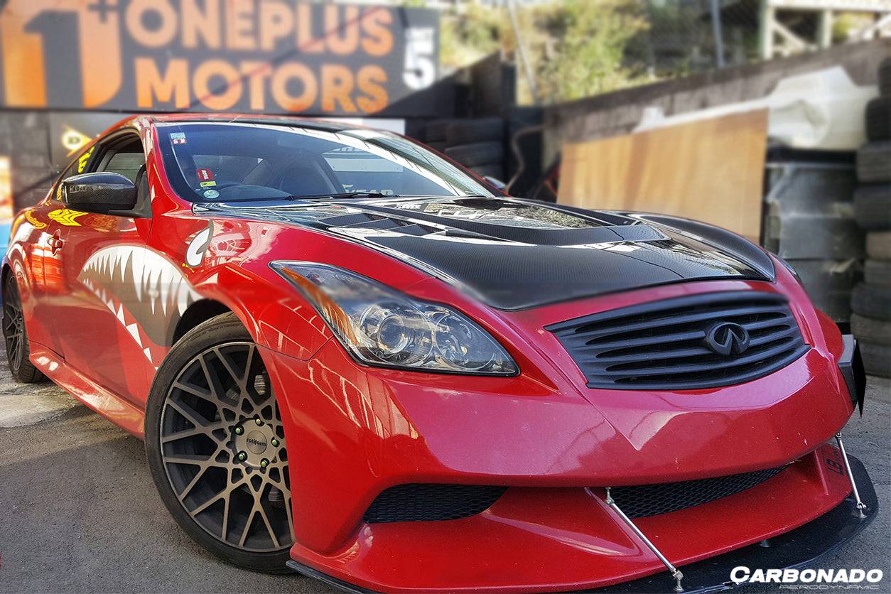 Carbonado 2008-2015 Infiniti G37S Coupe BS Style Hood