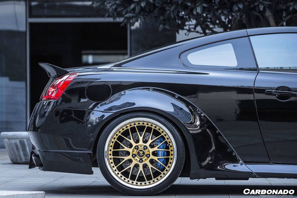 Carbonado 2008-2015 Infiniti G37S Coupe DE Style Wide Body Fender Flare