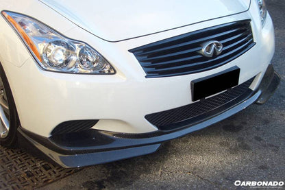 Carbonado 2008-2015 Infiniti G37s Coupe BSD Style Front Lip