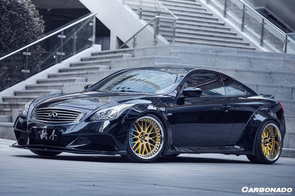 Carbonado 2008-2015 Infiniti G37S Coupe DE Style Auto Full Wide Body Kit