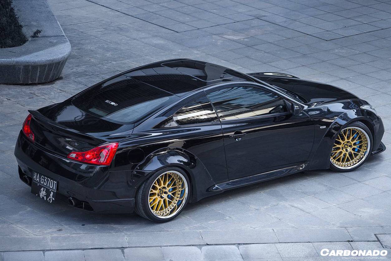 Carbonado 2008-2015 Infiniti G37S Coupe DE Style Auto Full Wide Body Kit