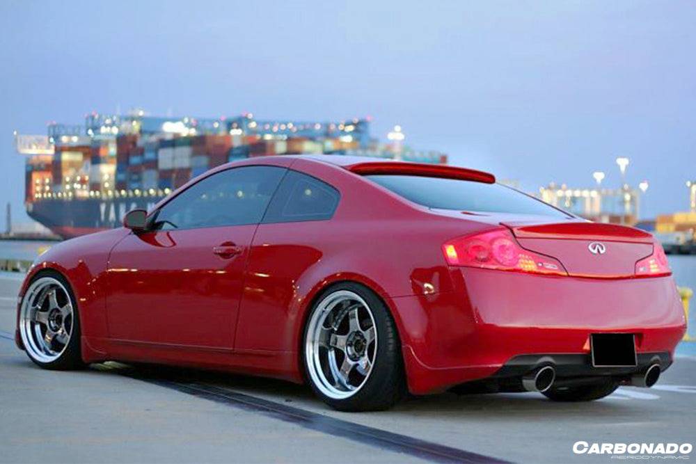 Carbonado 2008-2015 Infiniti G37s Coupe DTM-I Style Carbon Fiber Rear Lip
