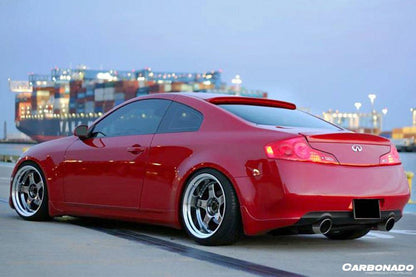 Carbonado 2008-2015 Infiniti G37s Coupe DTM-I Style Carbon Fiber Rear Lip