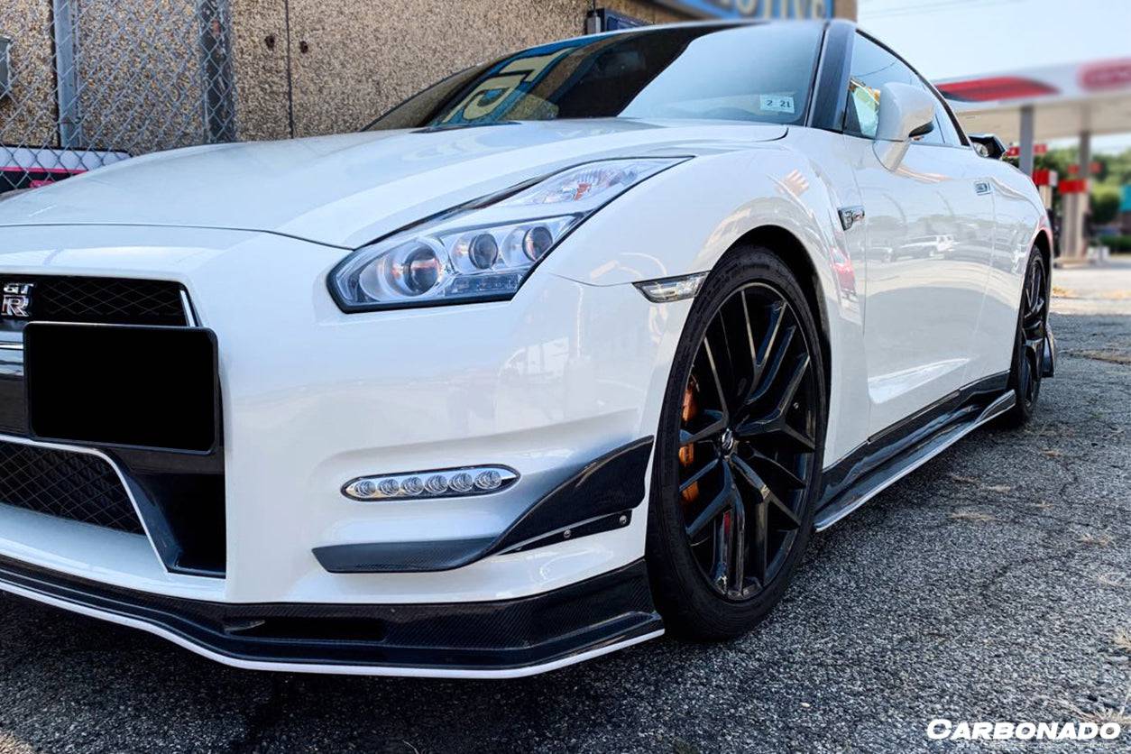 Carbonado VA-II Style Carbon Fiber Side Skirts Under Board | 2008-2016 Nissan GTR R35