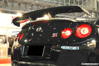 Alerón de maletero estilo VA-II para Nissan GTR R35 CBA DBA EBA Carbonado 2008-2023
