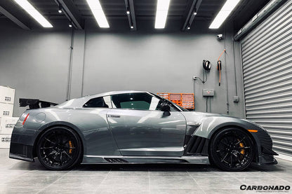 Carbonado VA Style Side Skirts | 2008-2023 Nissan GTR R35