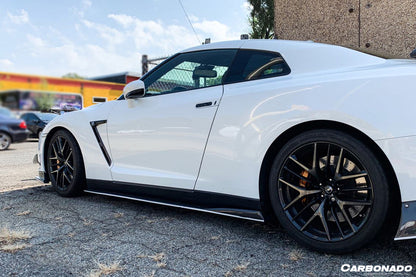 Carbonado VA-II Style Carbon Fiber Side Skirts Under Board | 2008-2016 Nissan GTR R35