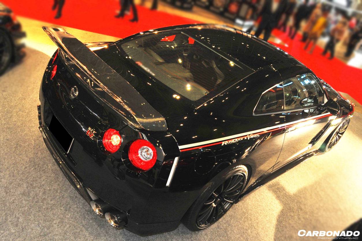 Alerón de maletero estilo VA-II para Nissan GTR R35 CBA DBA EBA Carbonado 2008-2023