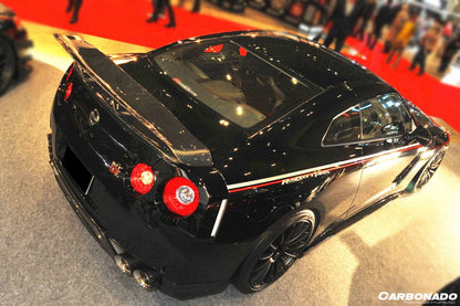 Alerón de maletero estilo VA-II para Nissan GTR R35 CBA DBA EBA Carbonado 2008-2023