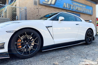 Carbonado VA-II Style Carbon Fiber Side Skirts Under Board | 2008-2016 Nissan GTR R35