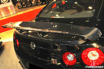 Alerón de maletero estilo VA-II para Nissan GTR R35 CBA DBA EBA Carbonado 2008-2023