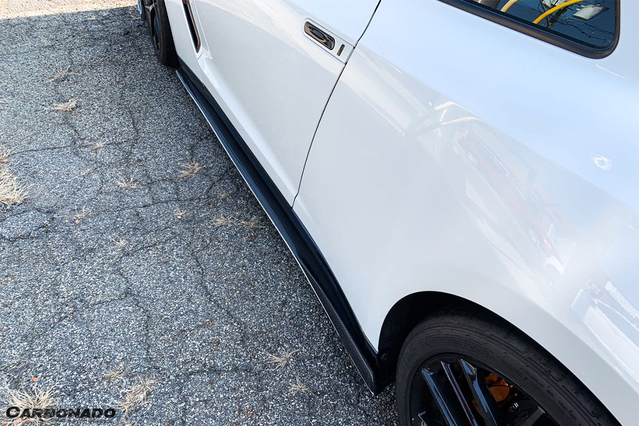 Carbonado VA-II Style Carbon Fiber Side Skirts Under Board | 2008-2016 Nissan GTR R35