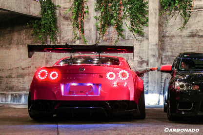 Carbonado 2008-2023 Nissan GTR R35 CBA    DBA    EBA DE Style Rear Diffuser