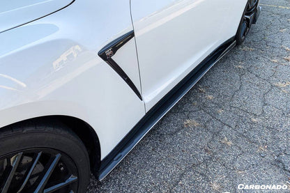 Carbonado VA-II Style Carbon Fiber Side Skirts Under Board | 2008-2016 Nissan GTR R35