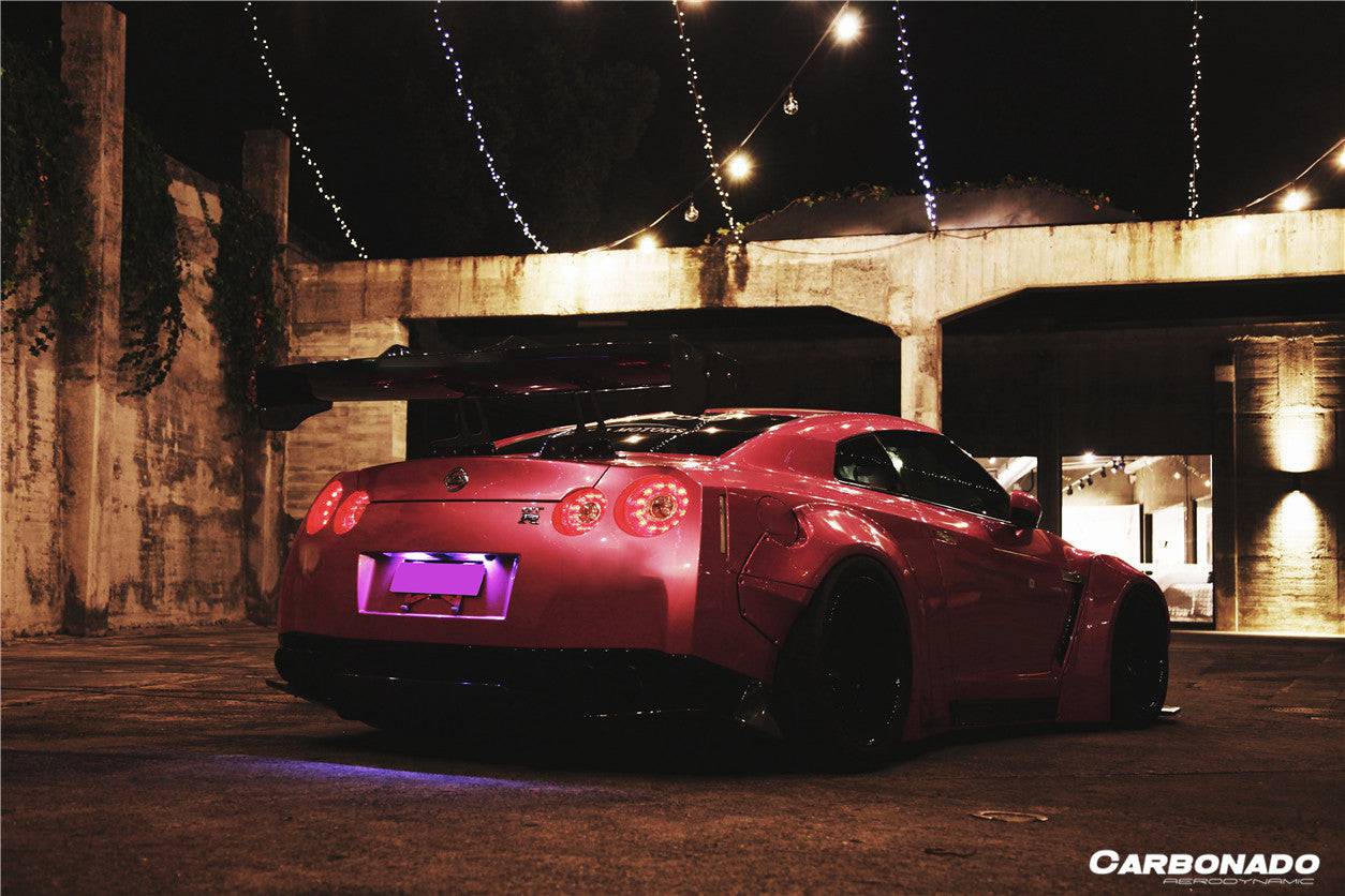 Carbonado 2008-2023 Nissan GTR R35 CBA    DBA    EBA DE Style Rear Diffuser