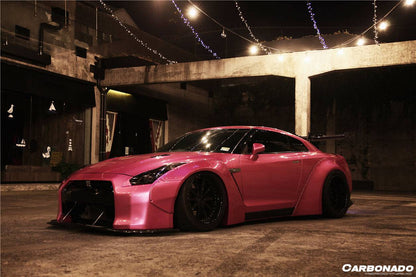 Carbonado 2008-2016 Nissan GTR R35 CBA DBA DE Style Wide Fender Flares