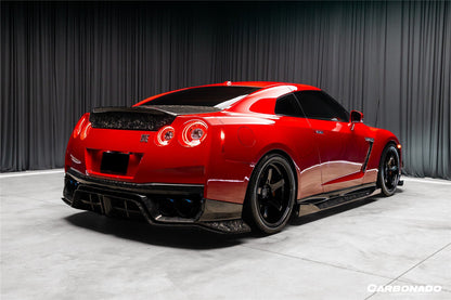 Baúl de fibra de carbono estilo Nissan GTR R35 CBA DBA EBA AMS (2008-2025)