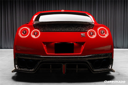 Baúl de fibra de carbono estilo Nissan GTR R35 CBA DBA EBA AMS (2008-2025)