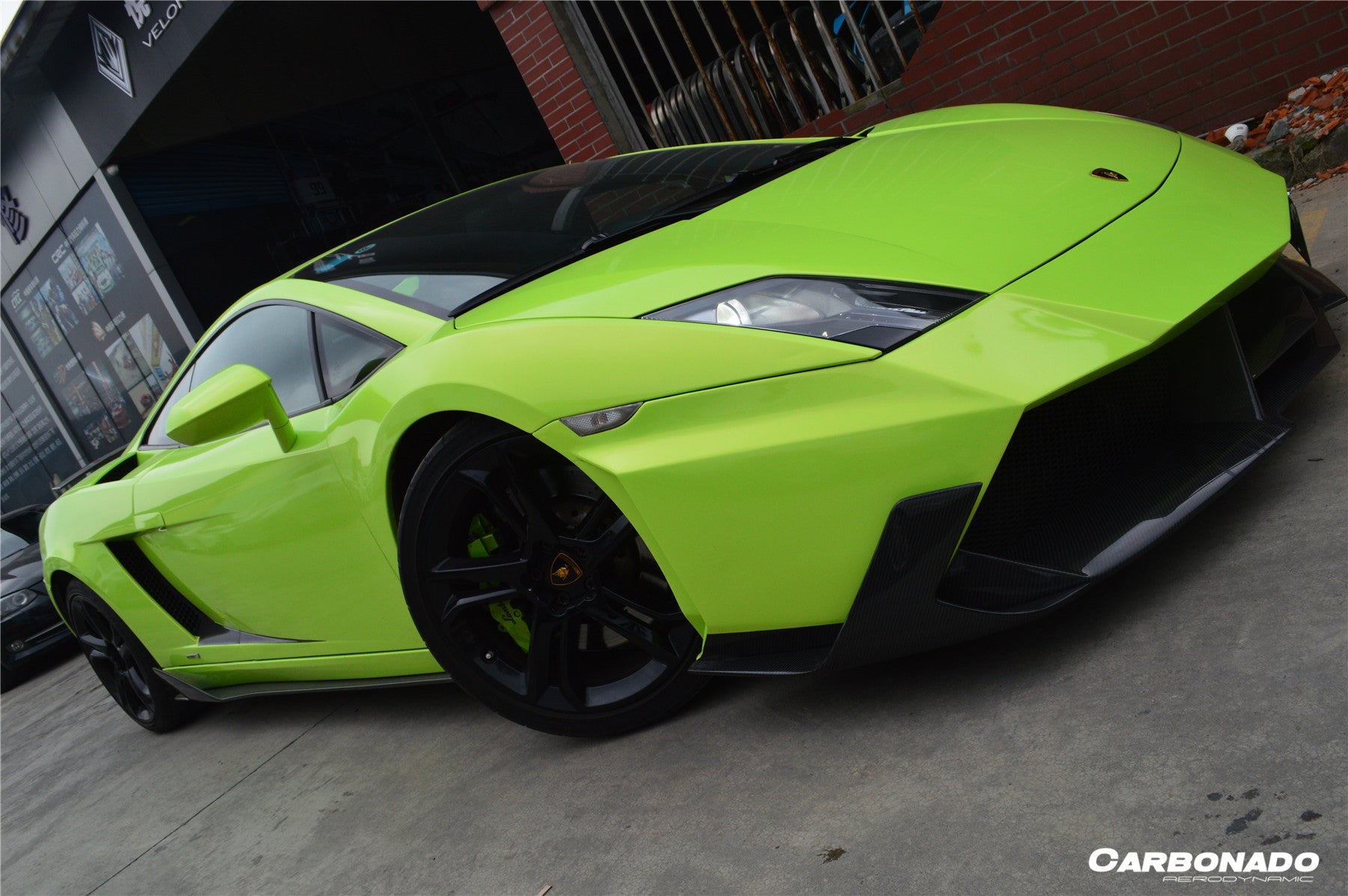 Parachoques delantero estilo Carbonado VF | Lamborghini Gallardo, LP550, LP560, LP570 (2009-2014)