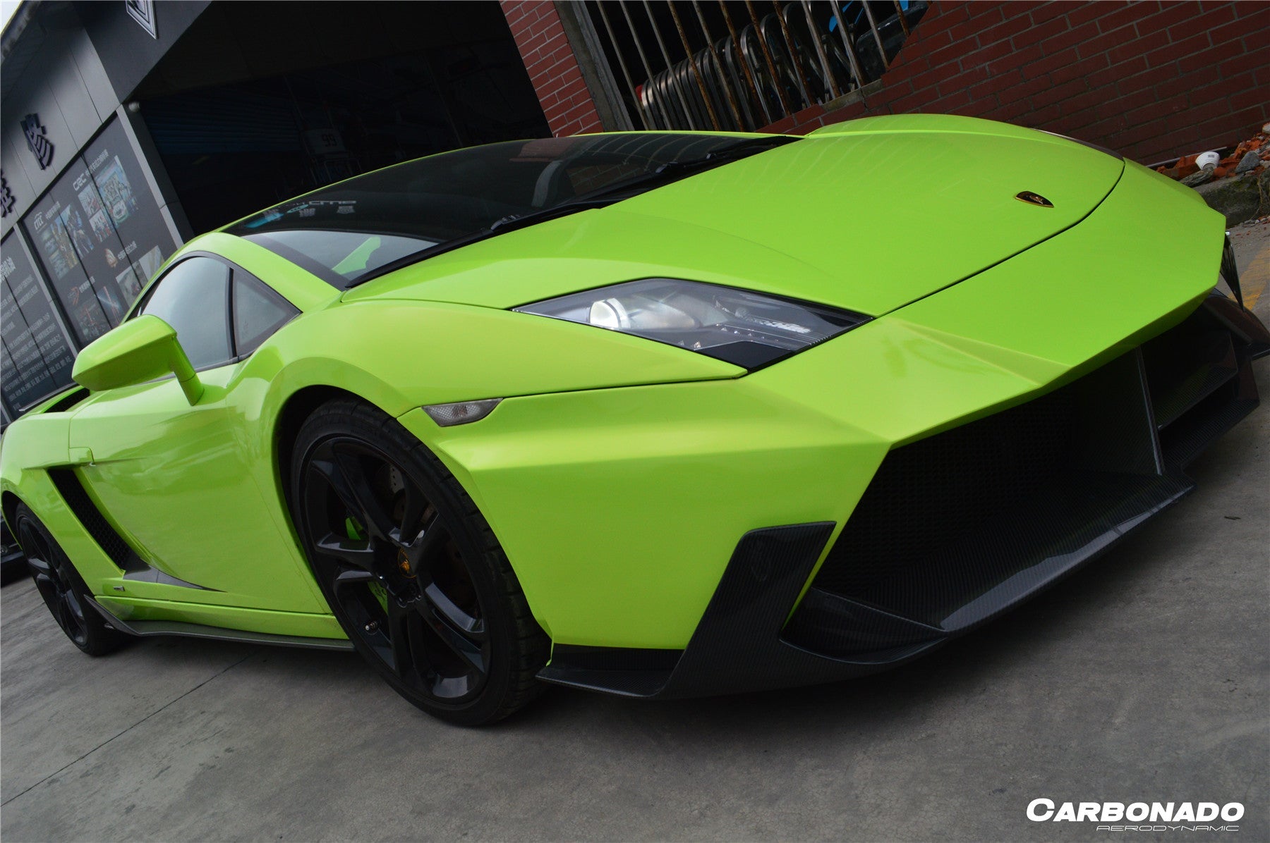 Parachoques delantero estilo Carbonado VF | Lamborghini Gallardo, LP550, LP560, LP570 (2009-2014)