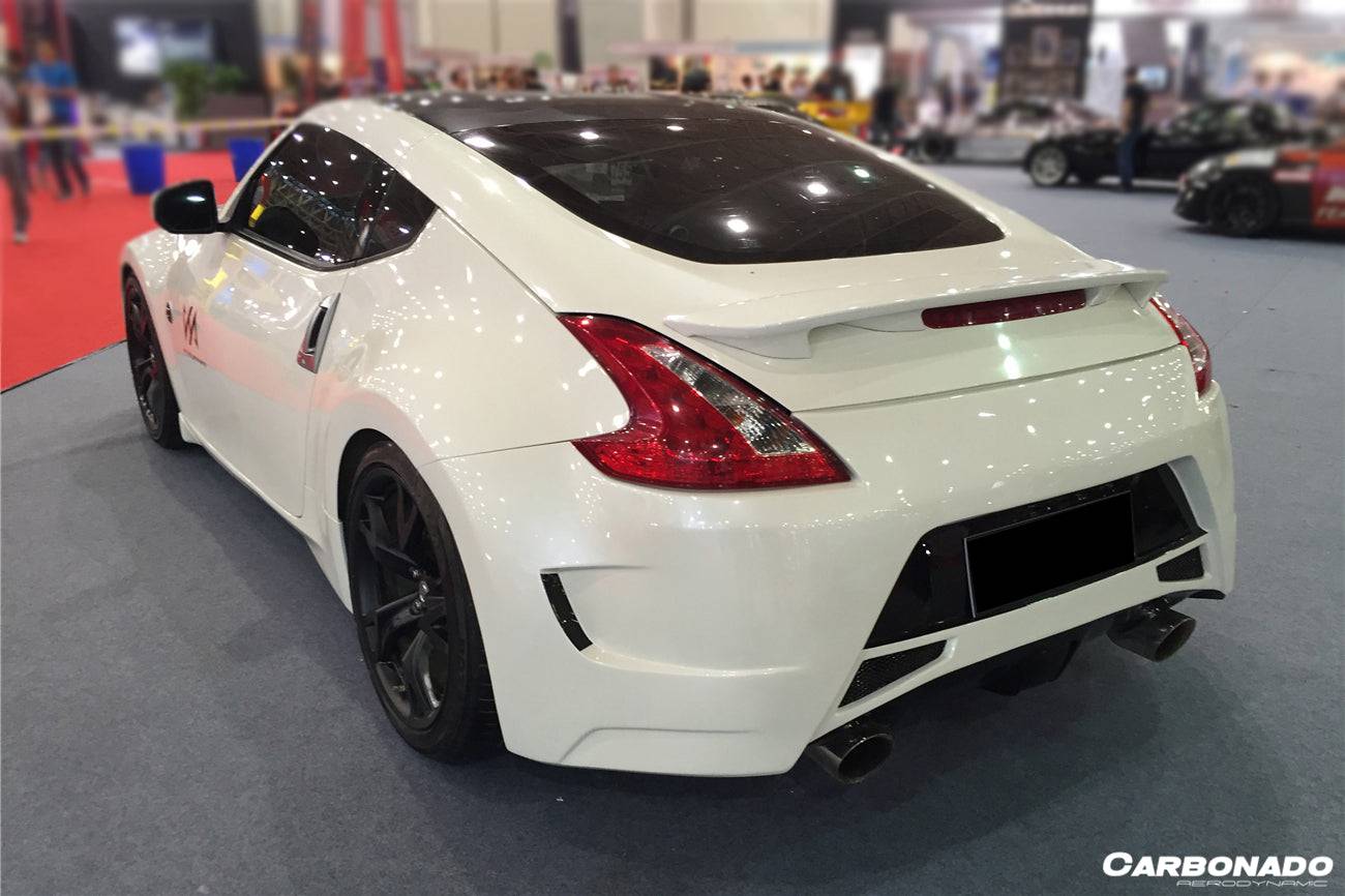 Parachoques trasero estilo AMS para Nissan 370Z Carbonado 2009-2015