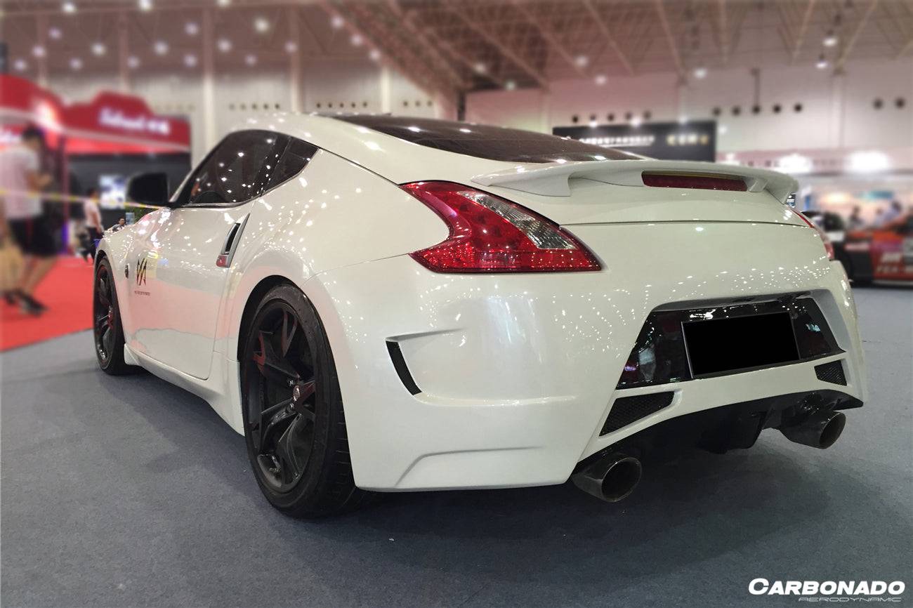 Parachoques trasero estilo AMS para Nissan 370Z Carbonado 2009-2015