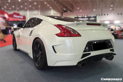Parachoques trasero estilo AMS para Nissan 370Z Carbonado 2009-2015