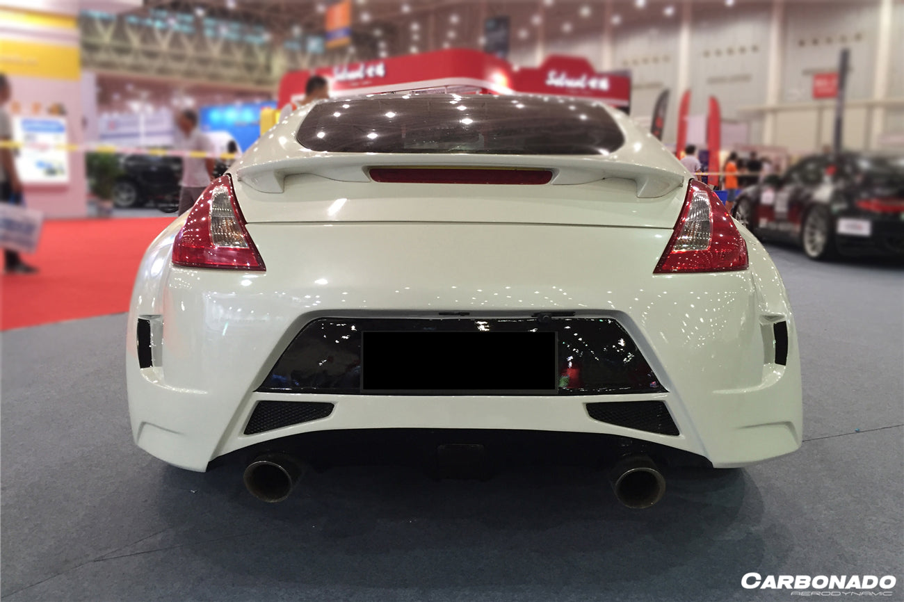 Parachoques trasero estilo AMS para Nissan 370Z Carbonado 2009-2015