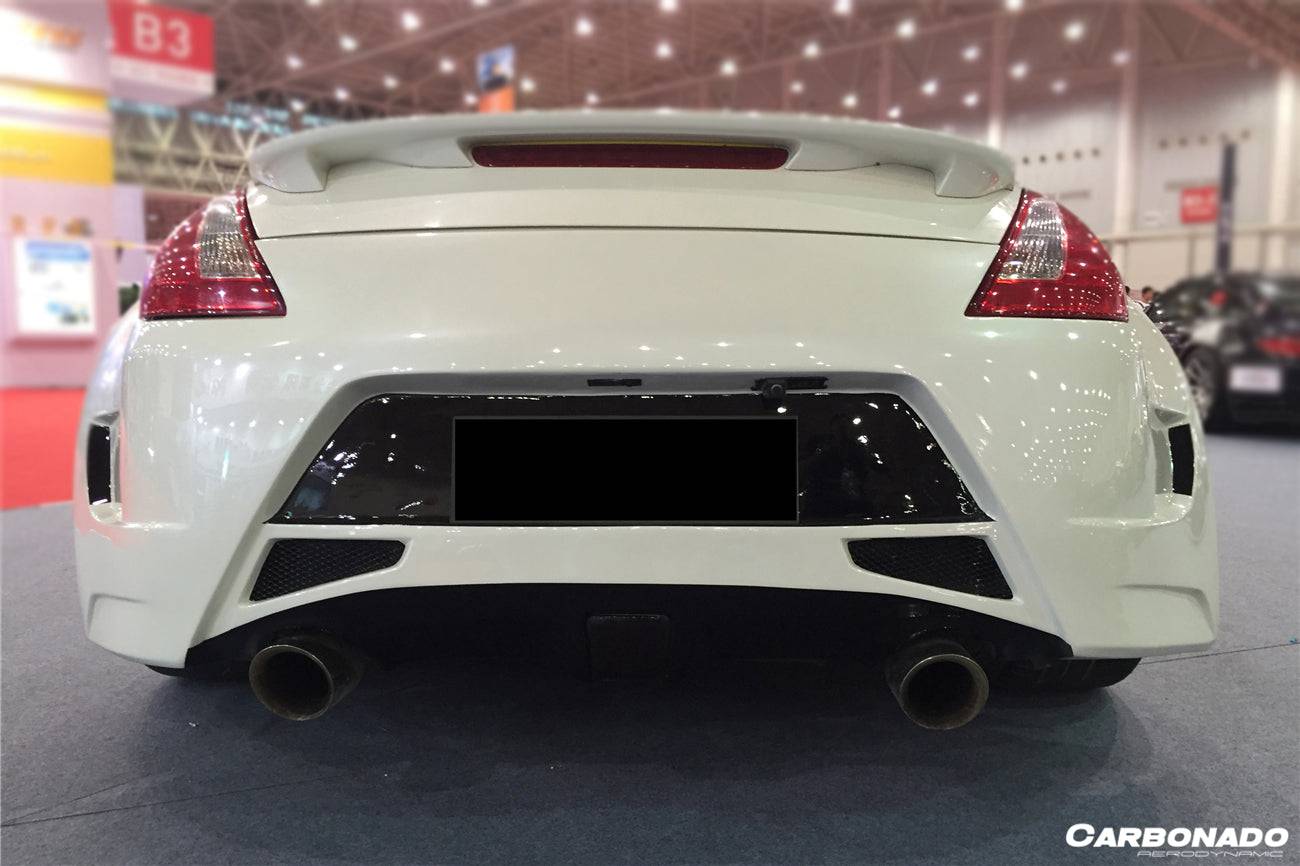 Parachoques trasero estilo AMS para Nissan 370Z Carbonado 2009-2015