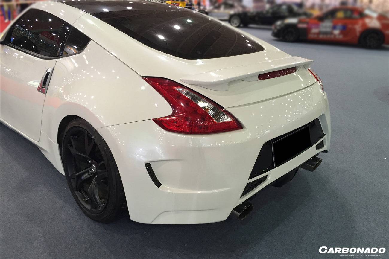 Parachoques trasero estilo AMS para Nissan 370Z Carbonado 2009-2015
