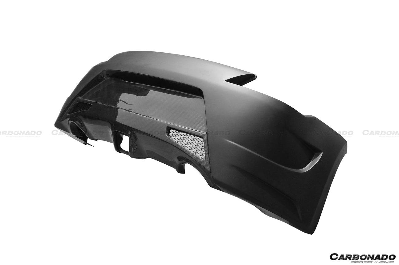 Parachoques trasero estilo AMS para Nissan 370Z Carbonado 2009-2015
