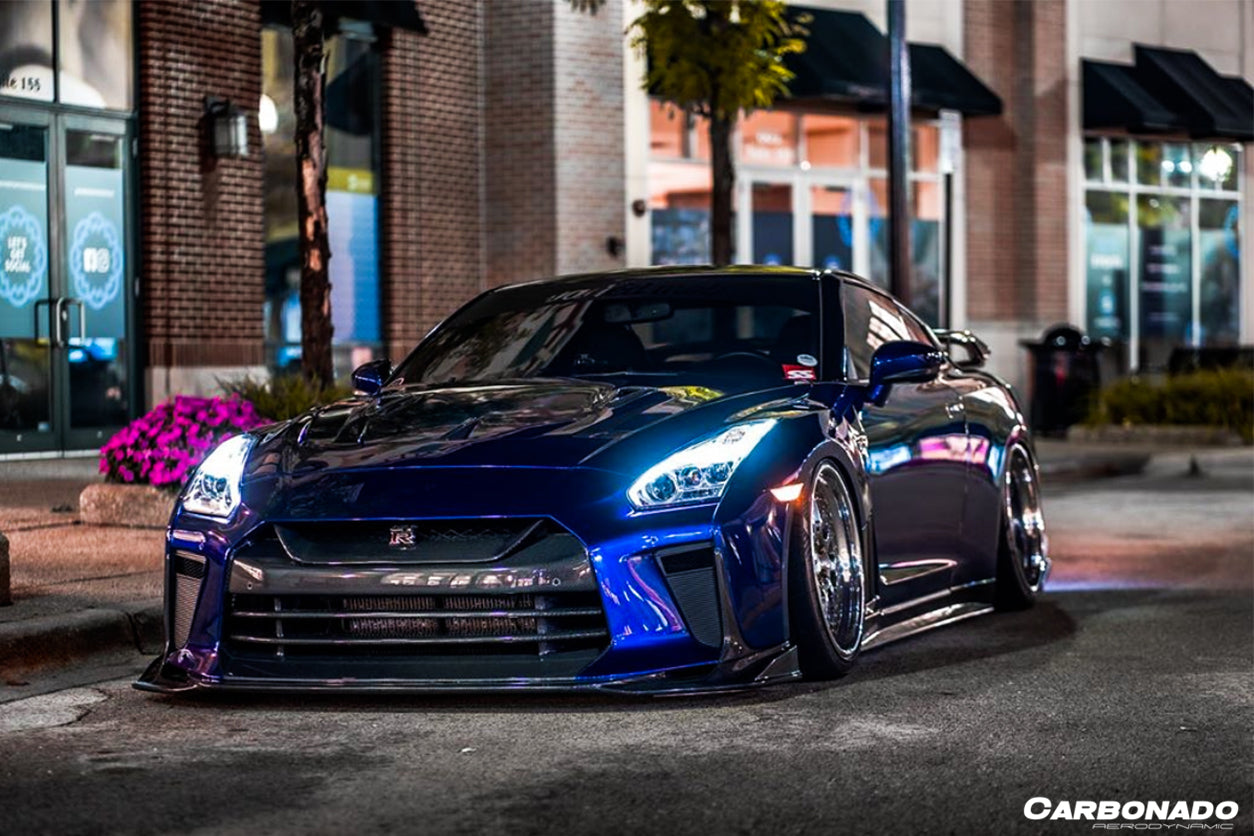 Carbonado TS Style Front Bumper | 2009-2023 Nissan GTR R35