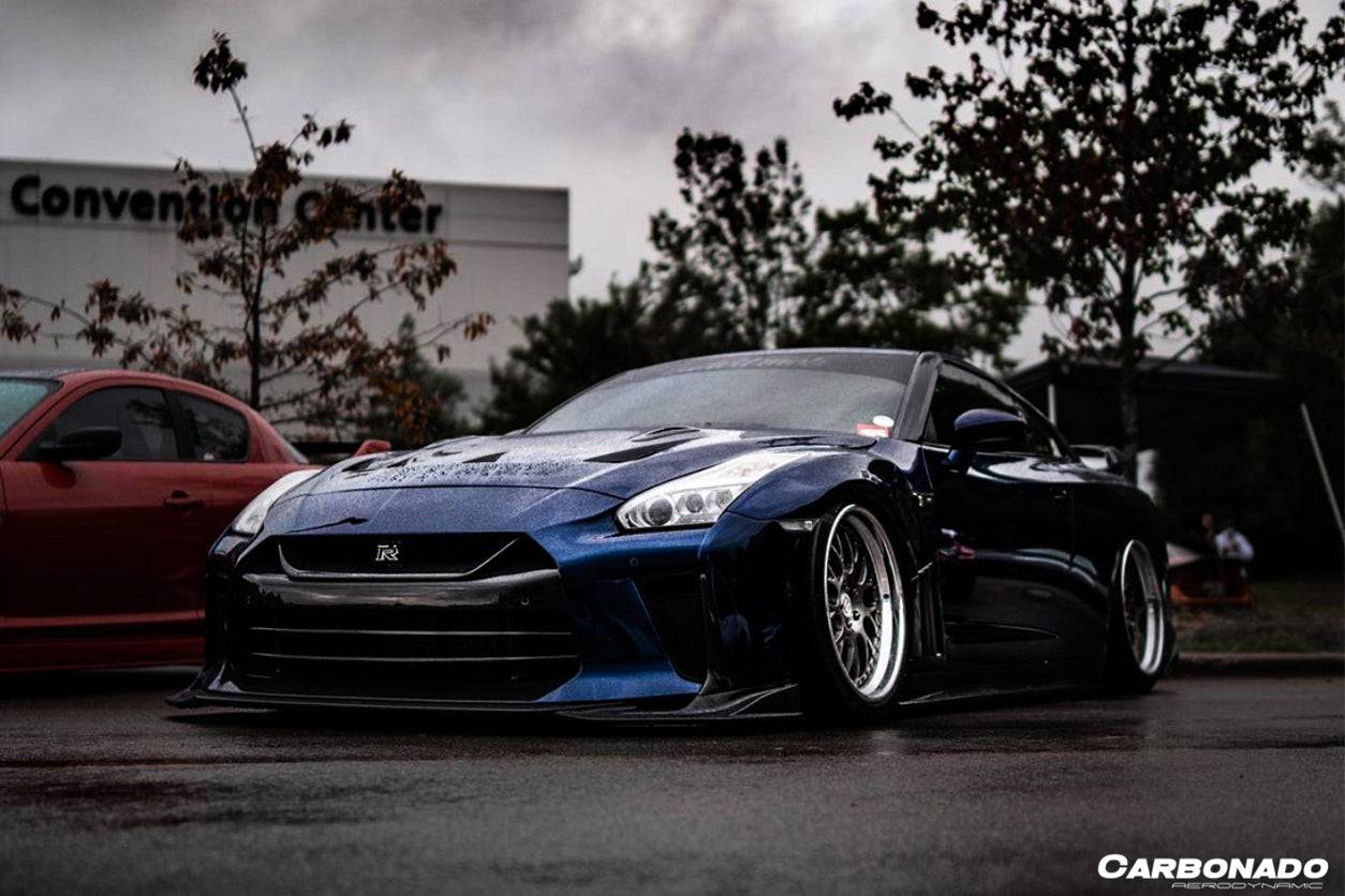 Carbonado TS Style Front Bumper | 2009-2023 Nissan GTR R35