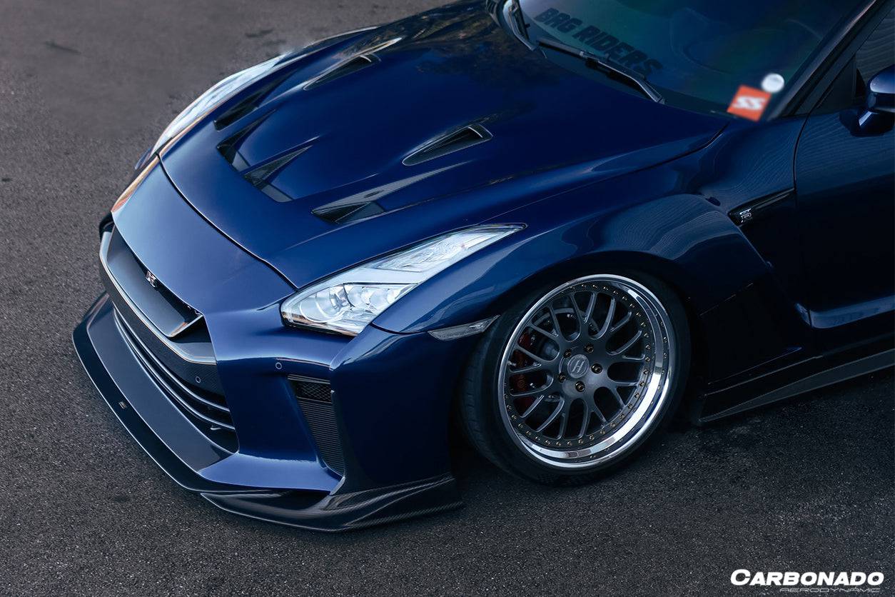 Carbonado TS Style Front Bumper | 2009-2023 Nissan GTR R35