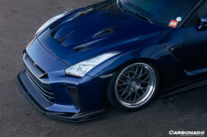Carbonado TS Style Front Bumper | 2009-2023 Nissan GTR R35