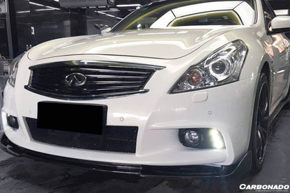 Carbonado 2010-2013 Infiniti G25 G37 Sedan EU Style Carbon Fiber Front Lip