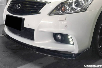 Carbonado 2010-2013 Infiniti G25 G37 Sedan EU Style Carbon Fiber Front Lip