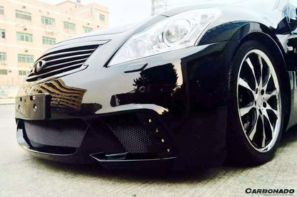 Carbonado 2010-2013 Infiniti G25   G37 Sedan WD Style Front Bumper with Led Light
