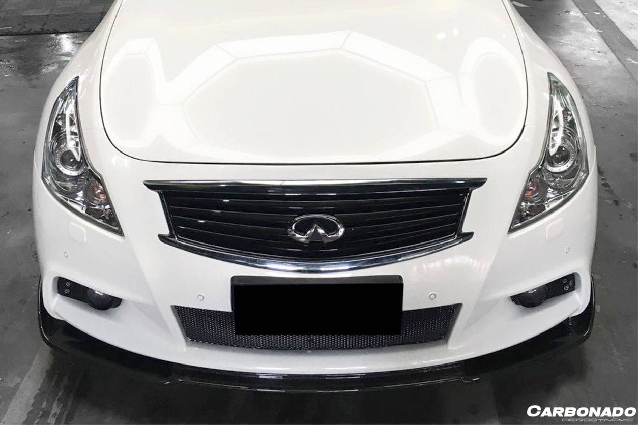 Carbonado 2010-2013 Infiniti G25 G37 Sedan EU Style Carbon Fiber Front Lip