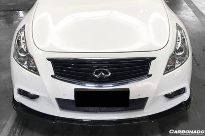 Carbonado 2010-2013 Infiniti G25 G37 Sedan EU Style Carbon Fiber Front Lip