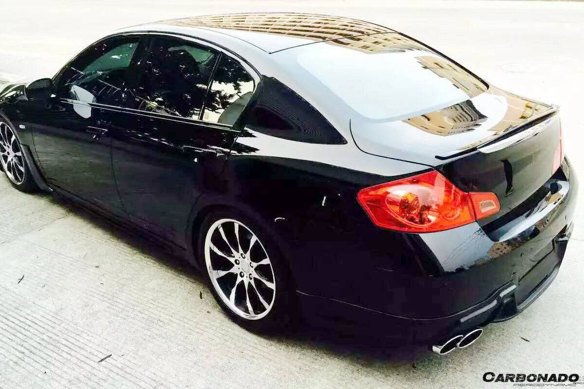 Carbonado 2010-2013 Infiniti G25 G37 Sedan WD Style Side Skirts