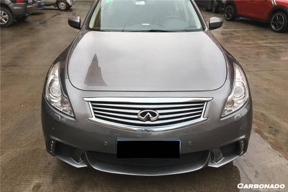 Carbonado 2010-2013 Infiniti G25   G37 Sedan WD Style Front Bumper with Led Light