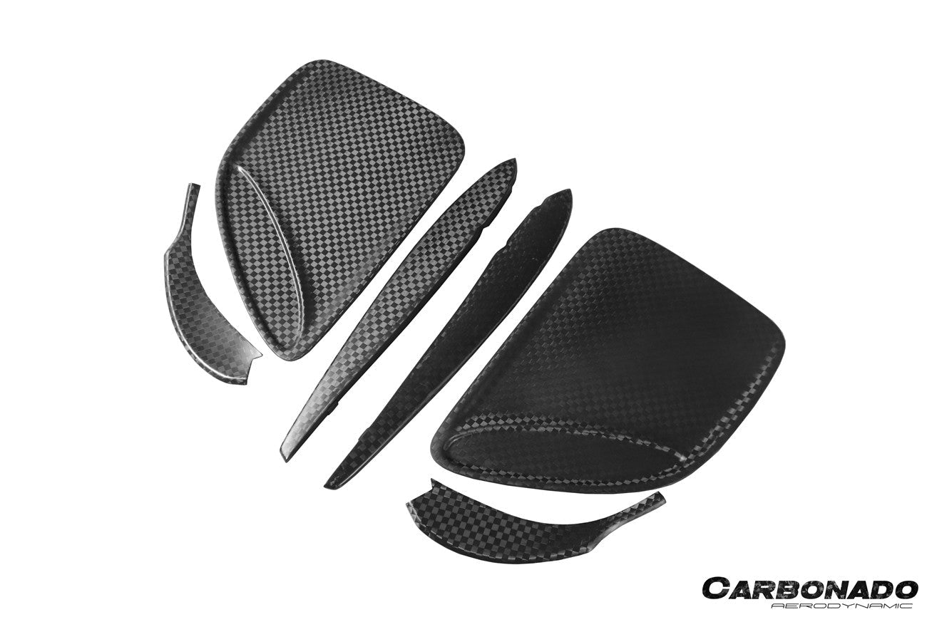 Faldones laterales y guardabarros estilo Mercedes Benz W197 SLS AMG BKSS Carbonado 2010-2015