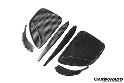 Faldones laterales y guardabarros estilo Mercedes Benz W197 SLS AMG BKSS Carbonado 2010-2015