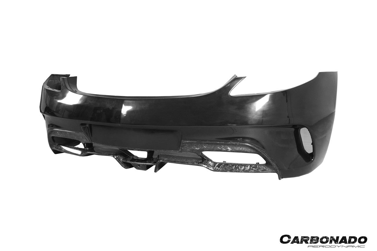 Parachoques trasero estilo BKSS para Mercedes Benz W197 SLS AMG Carbonado 2010-2015