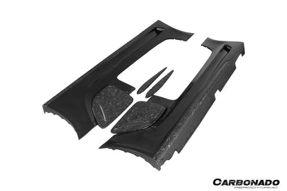 Faldones laterales y guardabarros estilo Mercedes Benz W197 SLS AMG BKSS Carbonado 2010-2015